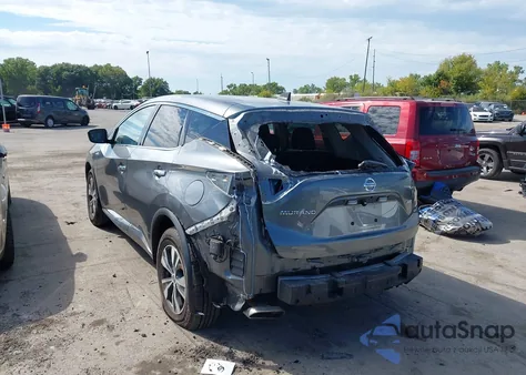 2022 Nissan Murano S Intelligent Awd from USA, damaged, VIN 5N1AZ2AS4NC122075